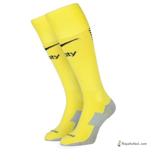 Calcetines Manchester City Replica Segunda Ropa 2016/17 Amarillo